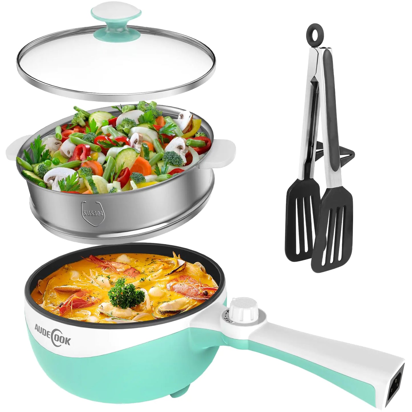 Audecook Compact 1.7L Electric Multicooker