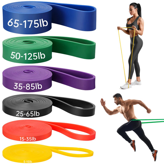 Fitness Resistance Bands 6-Pack