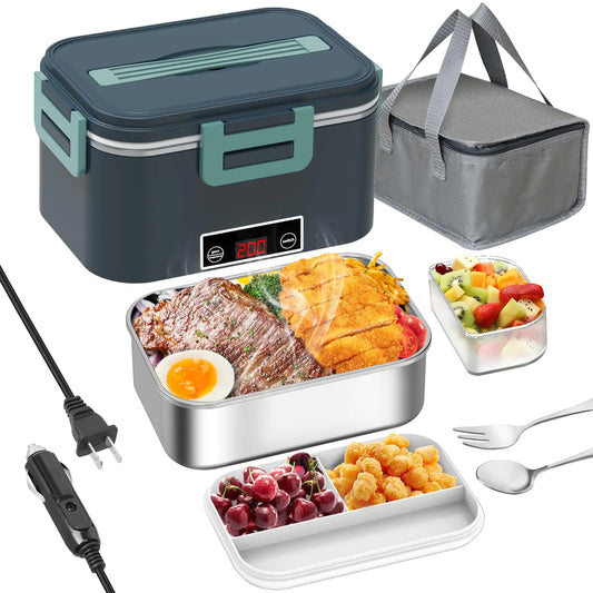 SmartHeat Electric Lunch Box 80W with Digital Display
